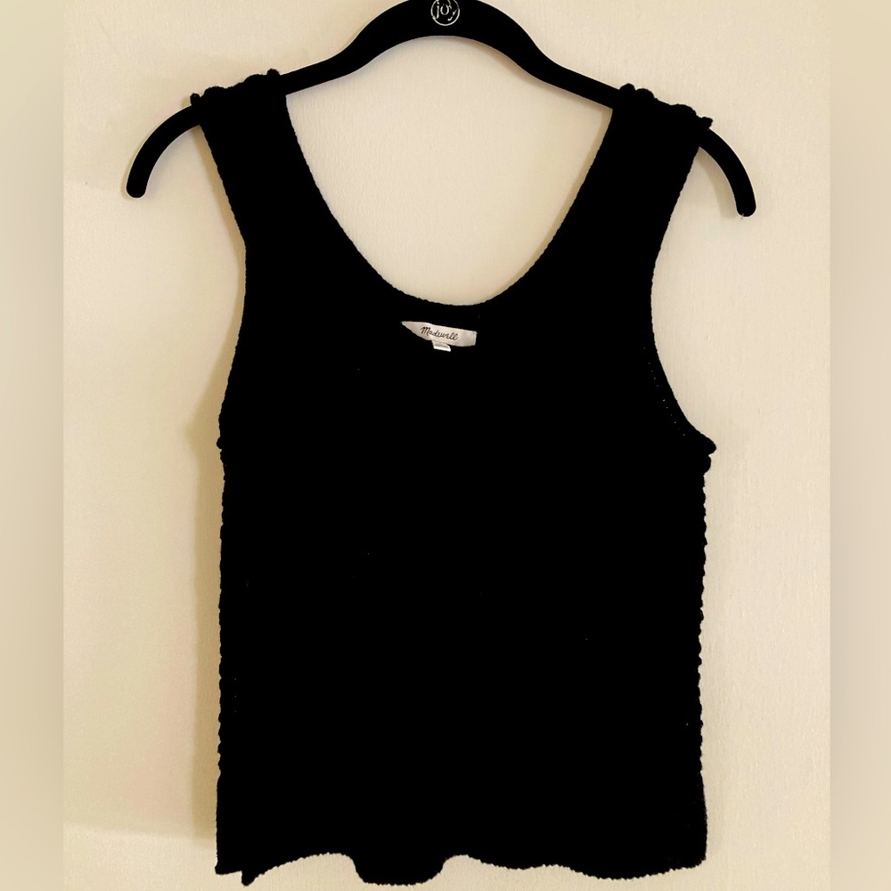 Madewell open weave sweater tank NWOT